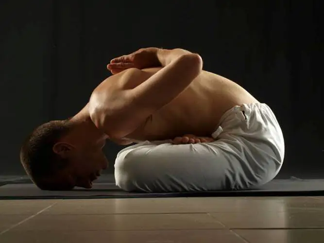 Yogamudrasana (Psychic Union Pose) steps, precautions and benefits