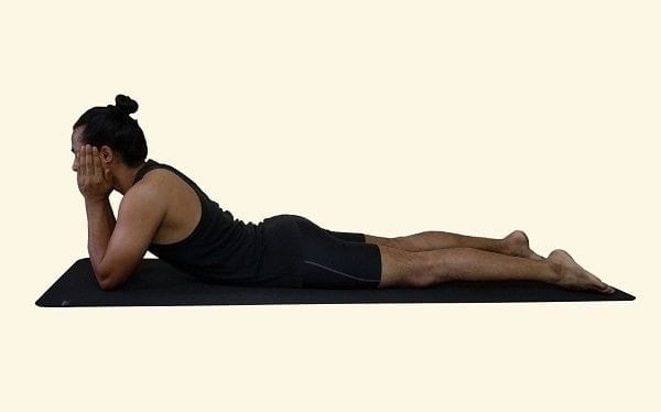Makarasana or Crocodile Pose - Yoga Poses for Bulging Cervical Disc