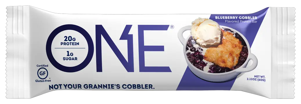 Blueberry Cobler Flavored Protein Bar