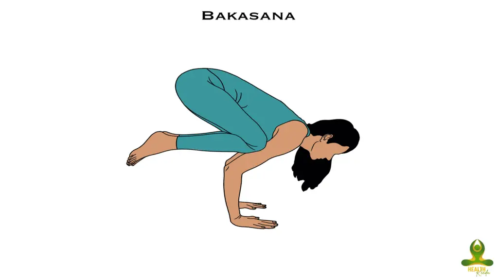 perfect picture of Bakasana - mudra to increase stamina