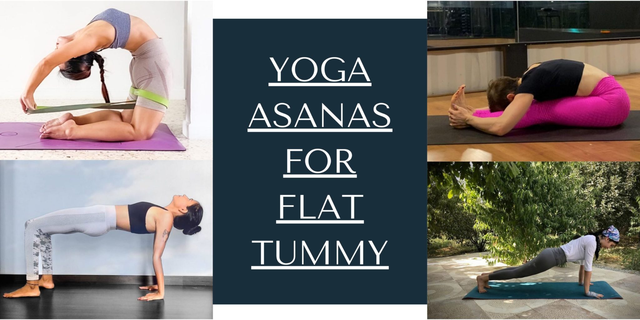 Yoga Asanas that will Give you a Flat Tummy