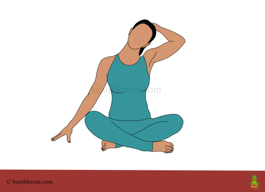 Seated neck stretches - yoga for neck pain