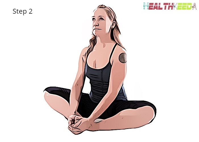 Baddha Konasana or Bound Angle Pose - yoga for weight loss